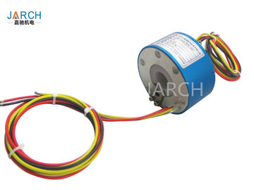 JARCH 25.4mm Thông qua Bore Điện Slip Ring / Rotary Slip Ring Với 2 - 36 Mạch, OD 78mm