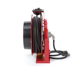 Cuộn dây lò xo điện có thể thu vào với 45 feet dây 12/3 và cuộn dây cáp kép GFCI